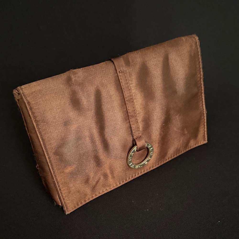 BVLGARI Satin Emirates Travel Pouch